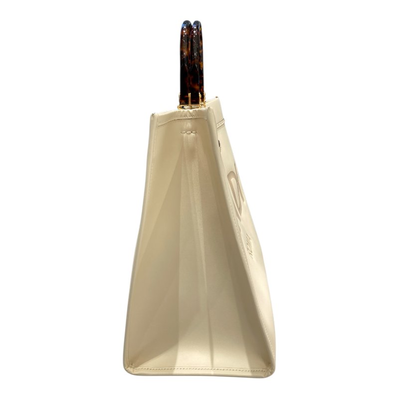 FENDI 芬迪 8BH372 ABVL F0K7E 托特包 米白色-2