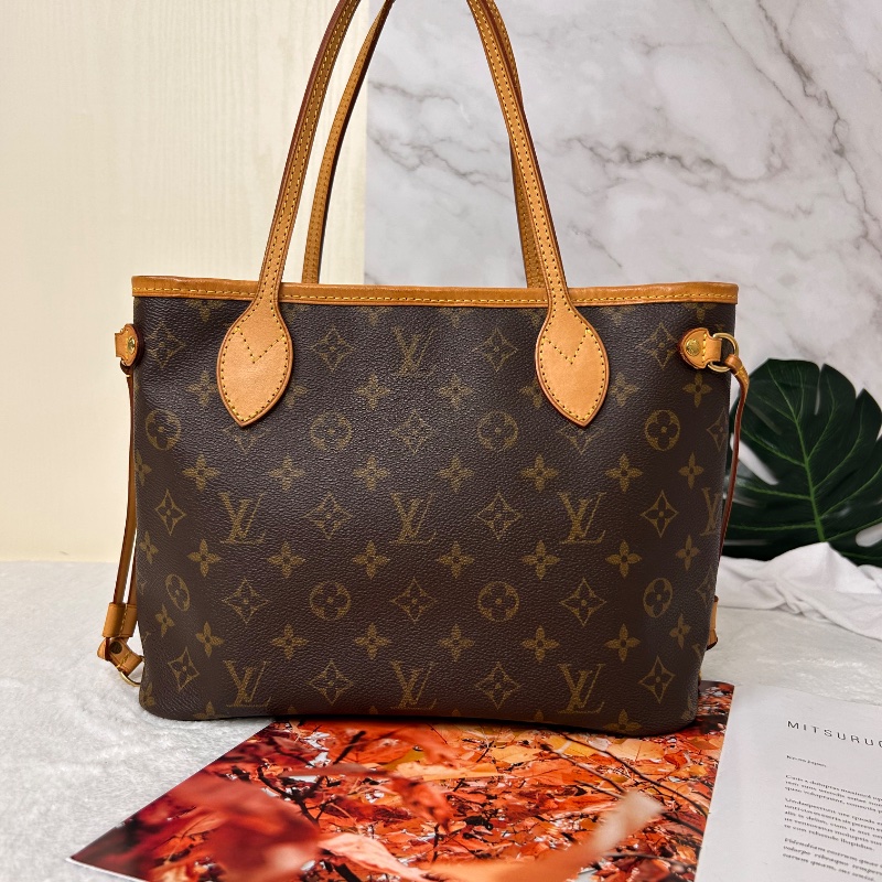 LV Neverfull PM 小號老花肩背包手提包 2008年-8