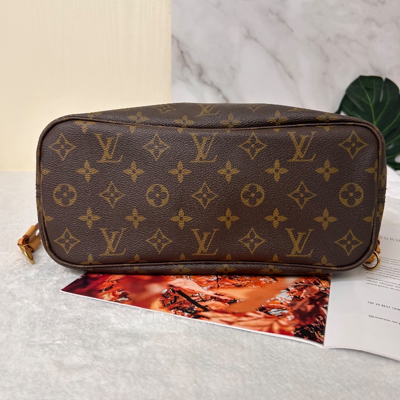 LV Neverfull PM 小號老花肩背包手提包 2008年-21