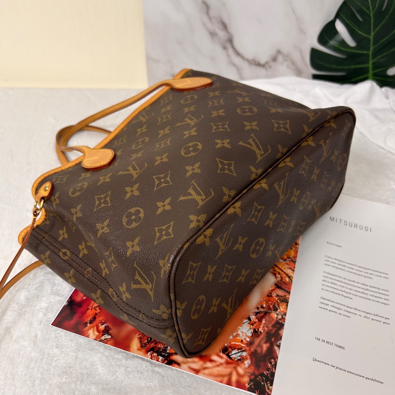 LV Neverfull PM 小號老花肩背包手提包 2008年-22