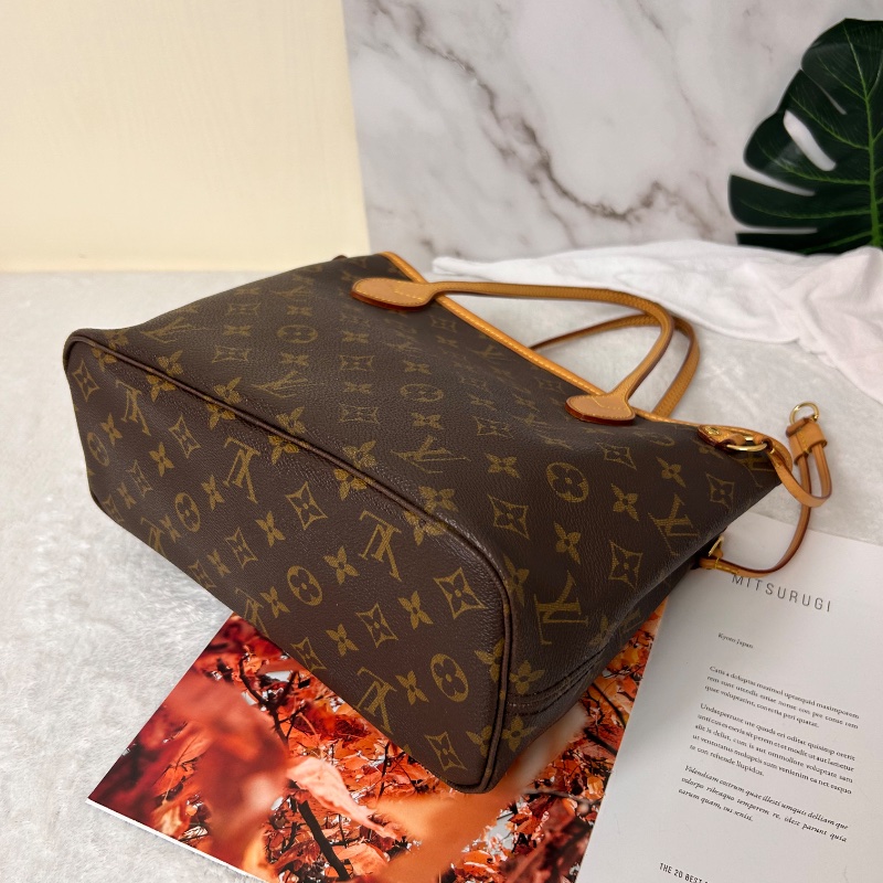 LV Neverfull PM 小號老花肩背包手提包 2008年-25