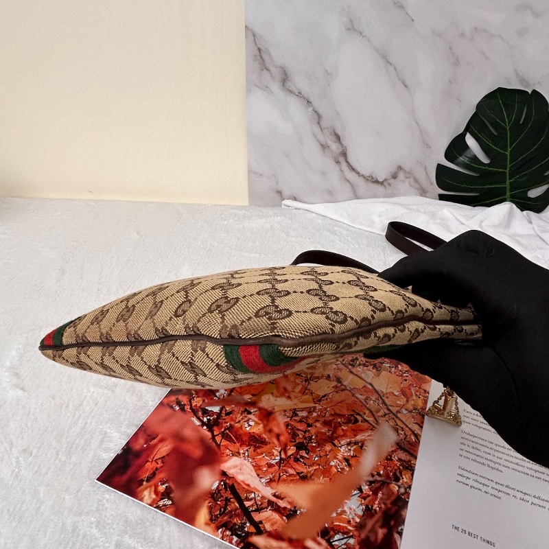 Gucci 雙G 帆布 Jolicoeur 郵差包斜背包-11