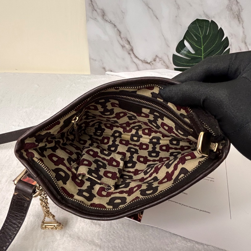 Gucci 雙G 帆布 Jolicoeur 郵差包斜背包-16