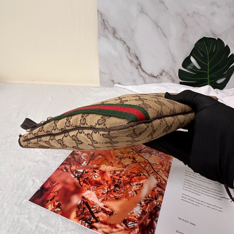 Gucci 雙G 帆布 Jolicoeur 郵差包斜背包-25