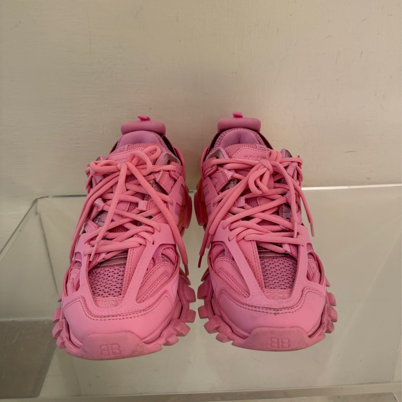 巴黎世家老爹鞋🩷🩷🩷🩷38碼粉色-0