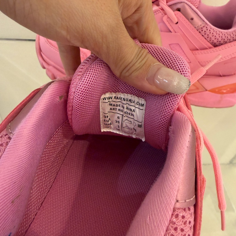 巴黎世家老爹鞋🩷🩷🩷🩷38碼粉色-8