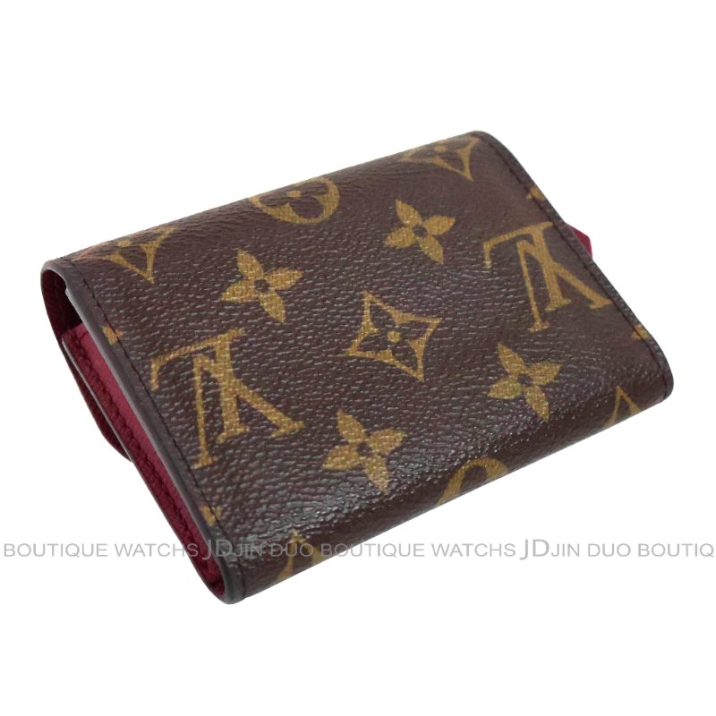 金鐸精品~C781 LOUIS VUUTTON LV路易威登M41939 Rosalie紫紅色內裡零錢包-4