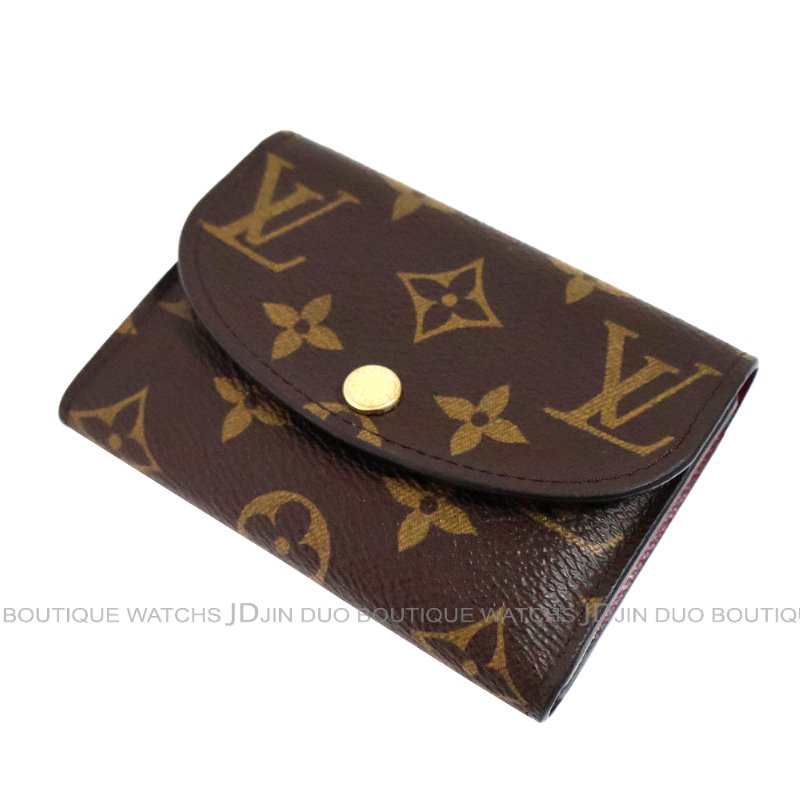 金鐸精品~C781 LOUIS VUUTTON LV路易威登M41939 Rosalie紫紅色內裡零錢包-5