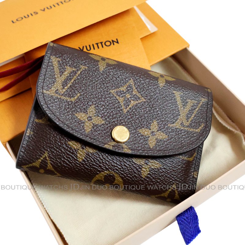 金鐸精品~C781 LOUIS VUUTTON LV路易威登M41939 Rosalie紫紅色內裡零錢包-7