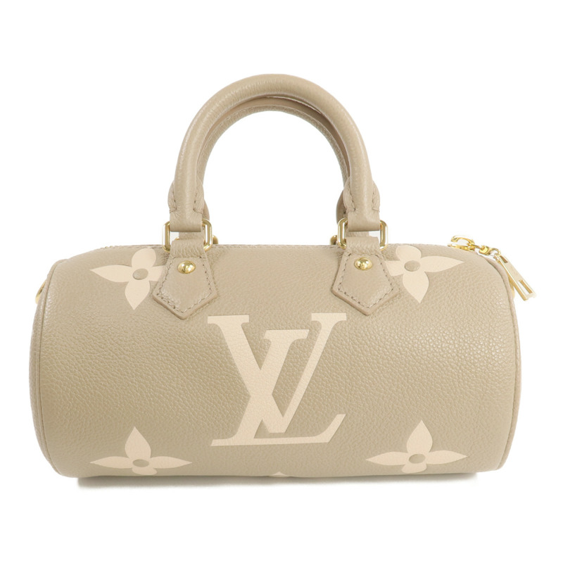 LOUIS VUITTON Monogram Empreinte Papillon BB金扣手挽肩背兩用袋-1