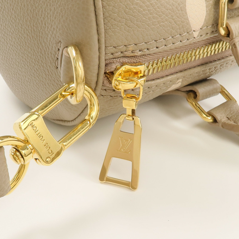 LOUIS VUITTON Monogram Empreinte Papillon BB金扣手挽肩背兩用袋-5
