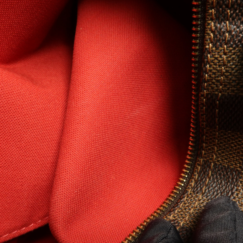 LOUIS VUITTON Damier Speedy 25金扣手挽袋-10