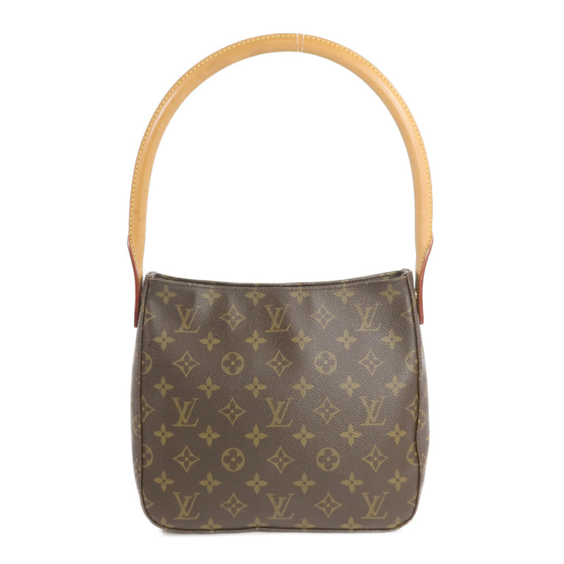 LOUIS VUITTON Monogram Looping MM金扣肩背袋-1