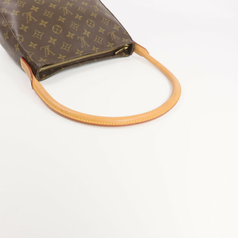 LOUIS VUITTON Monogram Looping MM金扣肩背袋-4