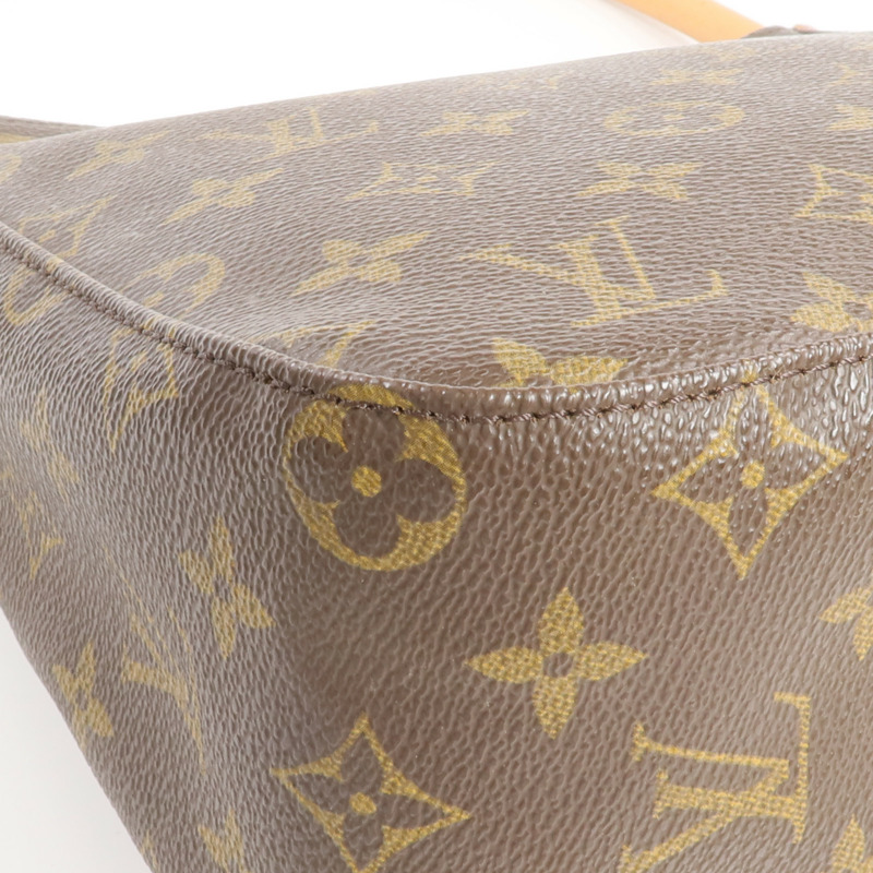 LOUIS VUITTON Monogram Looping MM金扣肩背袋-10