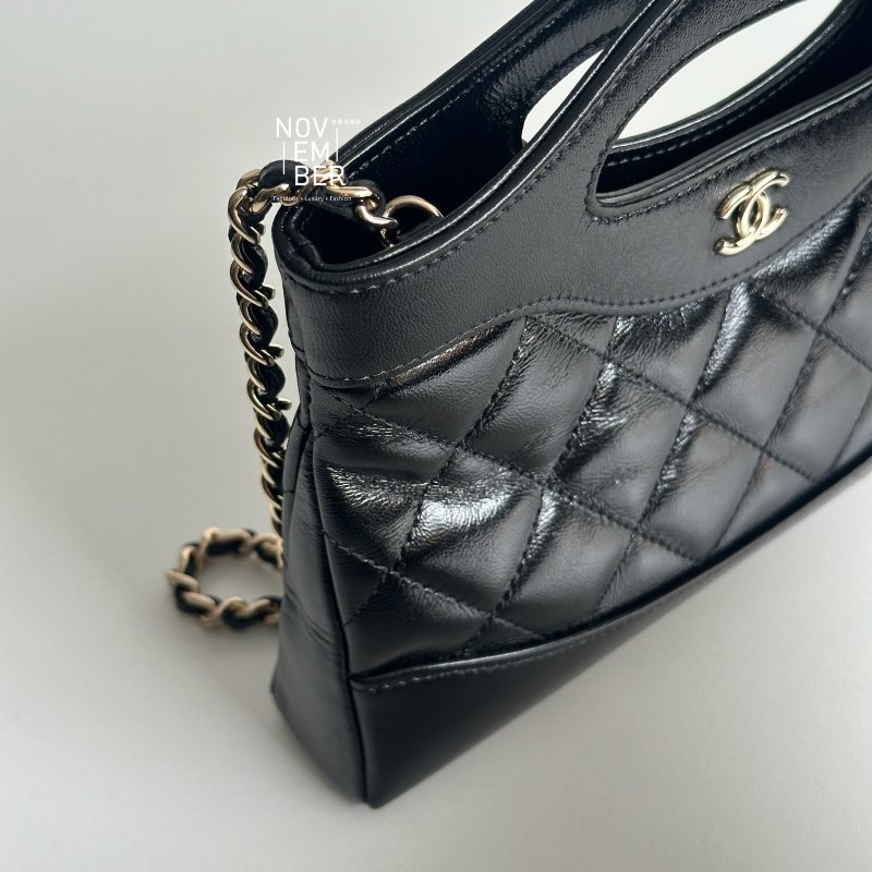 閒置新✨ 芯片款 Chanel 香奈兒 31 Bag nano 黑金-1