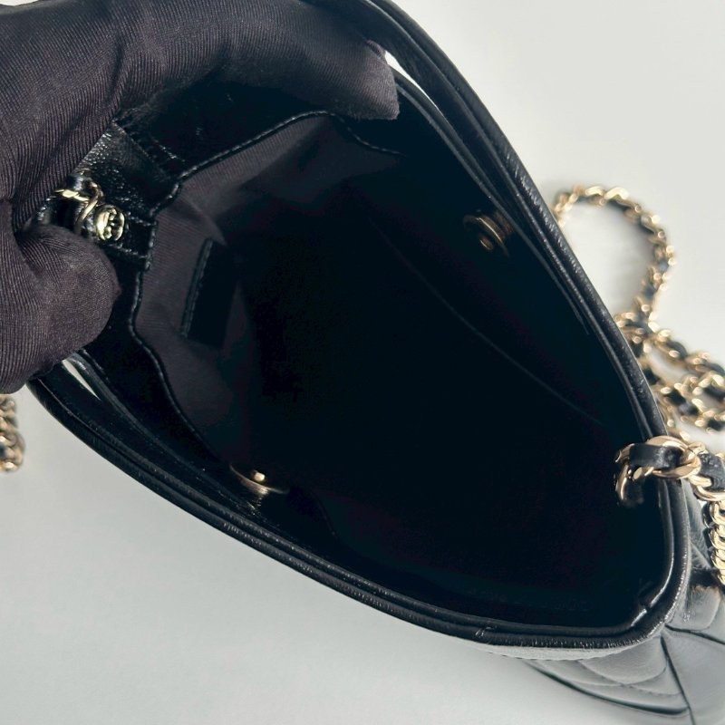 閒置新✨ 芯片款 Chanel 香奈兒 31 Bag nano 黑金-12