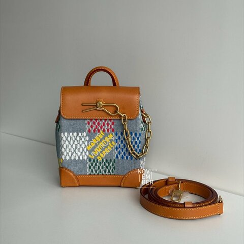 99新🆕 Louis Vuitton LV 路易威登 Nano Steamer 彩色丹寧🌈