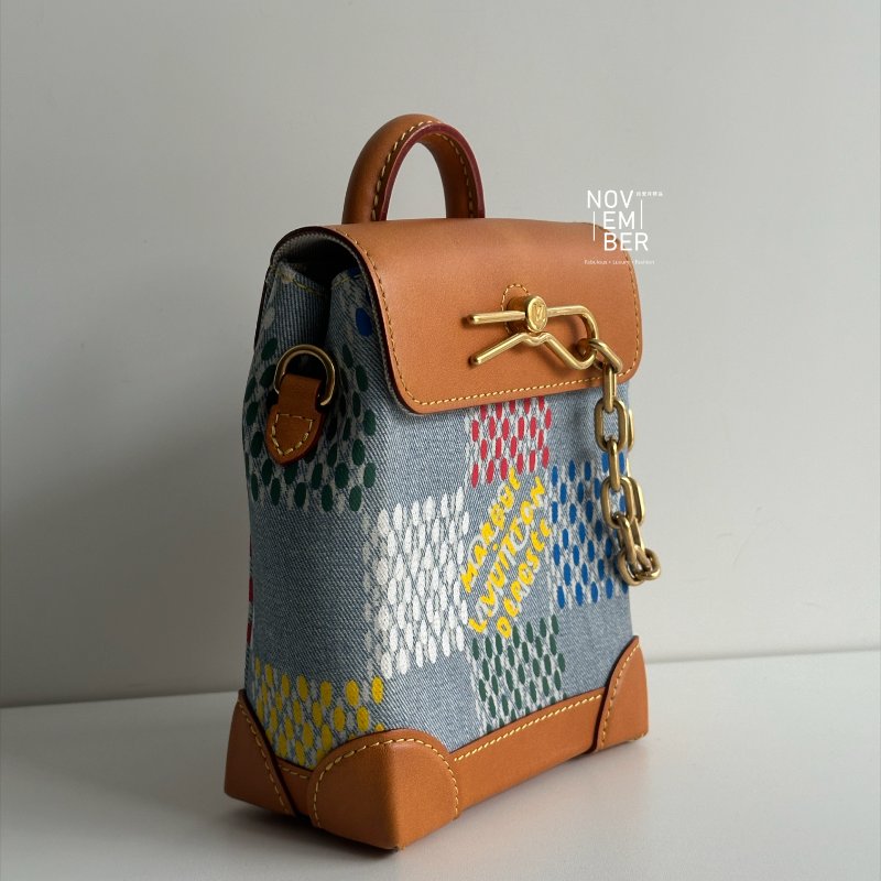 99新🆕 Louis Vuitton LV 路易威登 Nano Steamer 彩色丹寧🌈-1