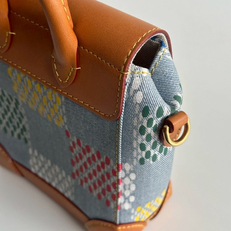 99新🆕 Louis Vuitton LV 路易威登 Nano Steamer 彩色丹寧🌈-6