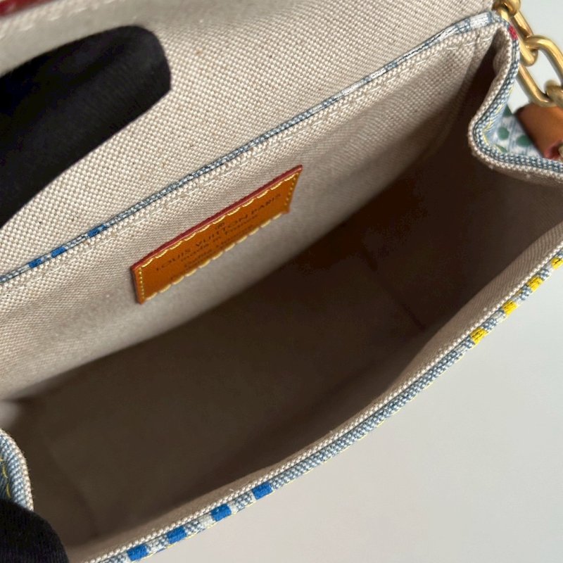 99新🆕 Louis Vuitton LV 路易威登 Nano Steamer 彩色丹寧🌈-10