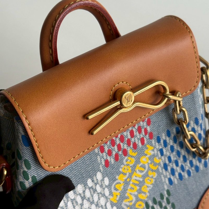 99新🆕 Louis Vuitton LV 路易威登 Nano Steamer 彩色丹寧🌈-12