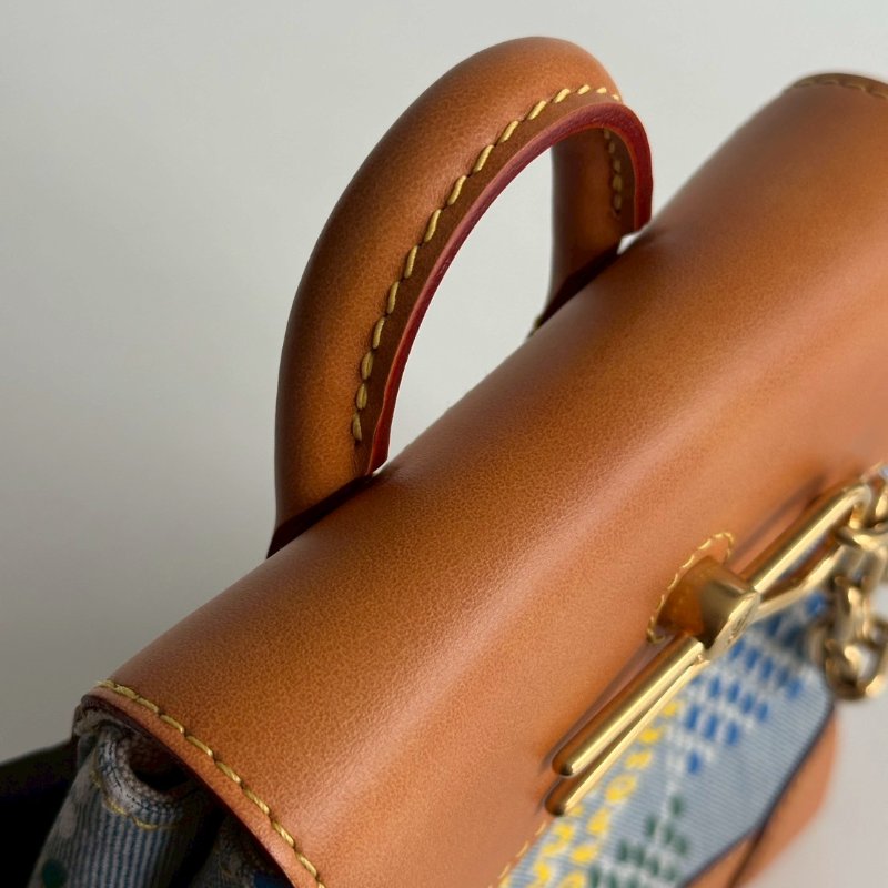 99新🆕 Louis Vuitton LV 路易威登 Nano Steamer 彩色丹寧🌈-13