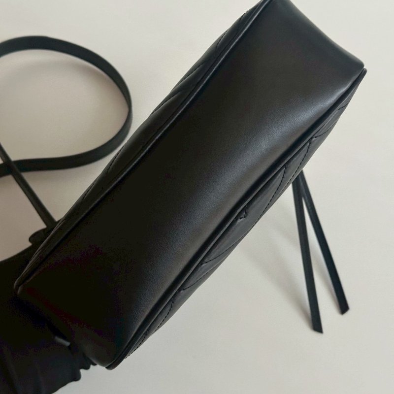 99新🆕 全配有購證🙌🏻 Gucci 古馳 GG相機包 黑金-12