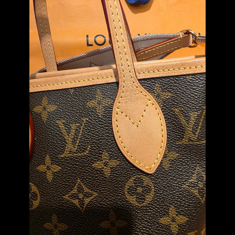 Louis Vuitton Neverfull BB 迷你托特包 日本購證熱門小尺寸可手提+斜背-15