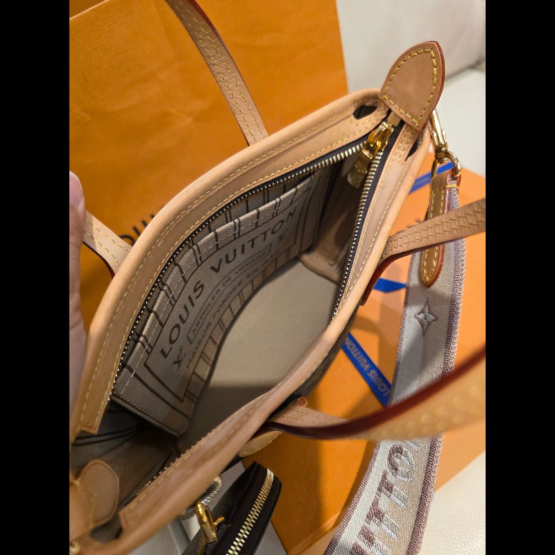 Louis Vuitton Neverfull BB 迷你托特包 日本購證熱門小尺寸可手提+斜背-32