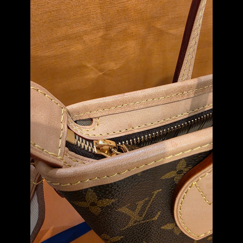Louis Vuitton Neverfull BB 迷你托特包 日本購證熱門小尺寸可手提+斜背-47