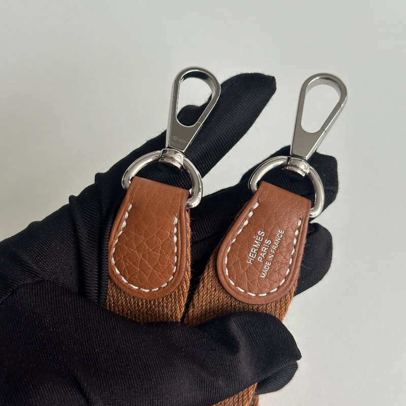 99新🆕 Hermès 愛馬仕 Mini Evelyne 金棕銀釦 二代-14