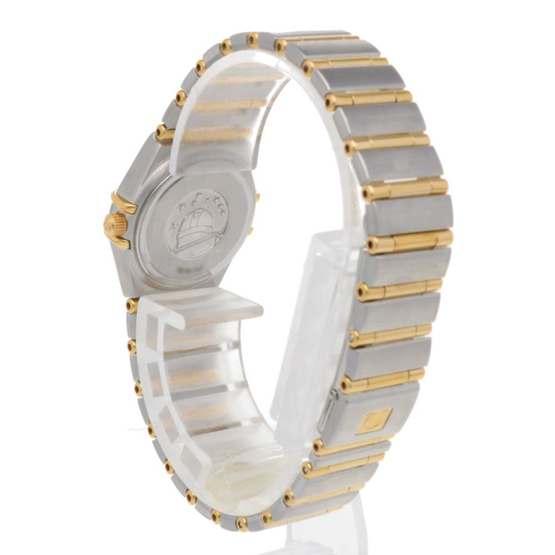 歐米茄星座系列腕錶，不鏽鋼材質，型號1267.30，石英機芯，女士款，58184XXX，二手，鑲鑽錶圈-6