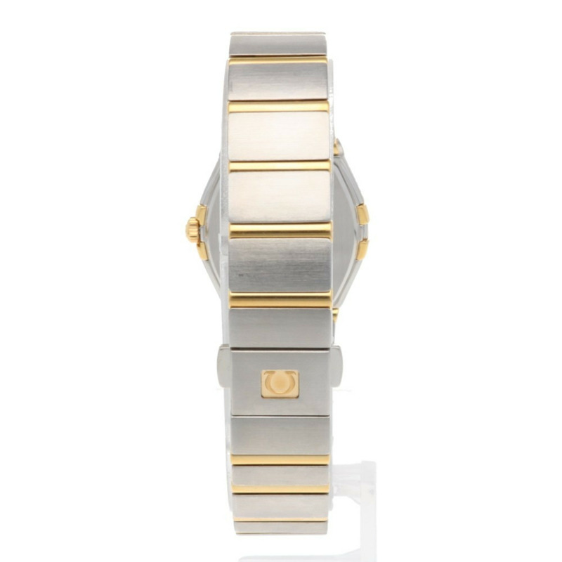 歐米茄星座系列腕錶，不鏽鋼石英錶 92086XXX，女士款，二手，12 顆鑽石，珍珠母貝錶盤。-5