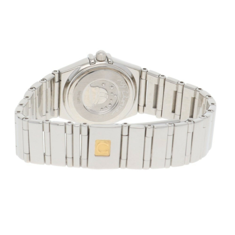 歐米茄星座系列 My Choice 腕錶,不鏽鋼 1561 石英機芯,拋光,女士款,二手,白色錶殼-4