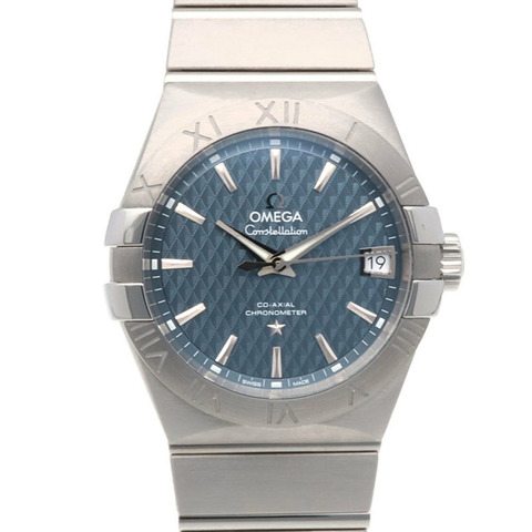 歐米茄星座系列腕錶，不鏽鋼材質，型號12310382103001，自動上鍊，已翻新，拋光，88929XXX，男士腕錶，二手，100米防水