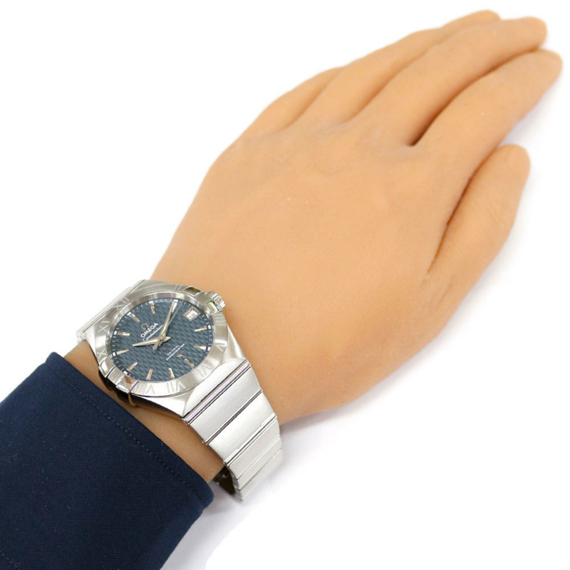 歐米茄星座系列腕錶,不鏽鋼材質,型號12310382103001,自動上鍊,已翻新,拋光,88929XXX,男士腕錶,二手,100米防水-1