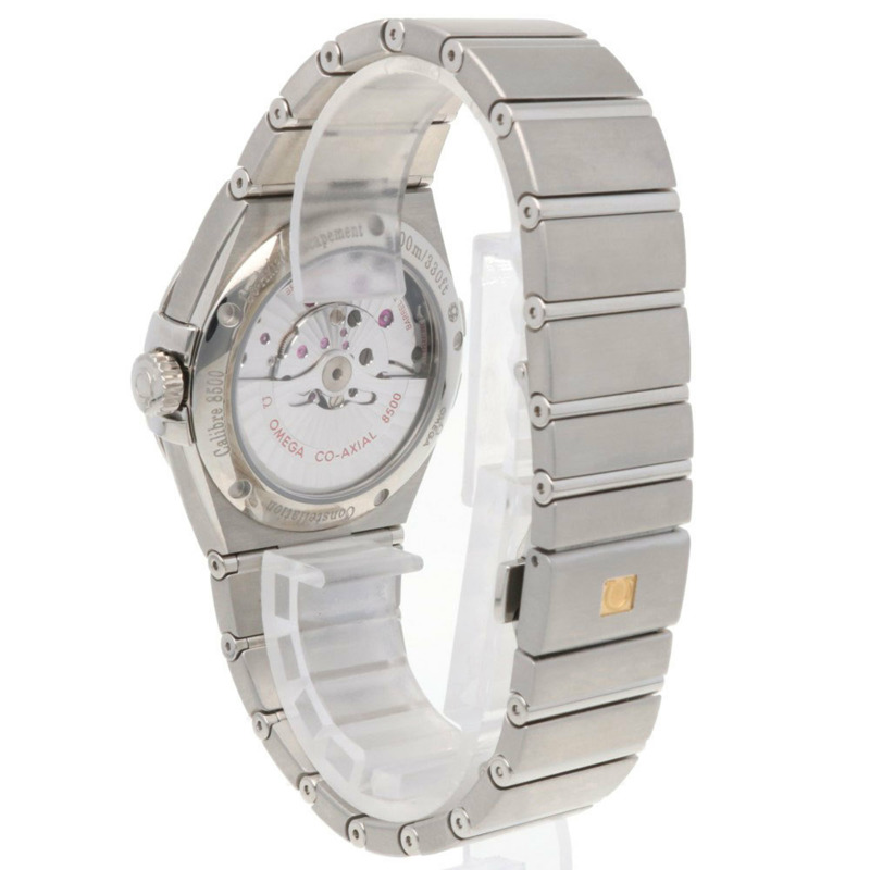 歐米茄星座系列腕錶,不鏽鋼材質,型號12310382103001,自動上鍊,已翻新,拋光,88929XXX,男士腕錶,二手,100米防水-4