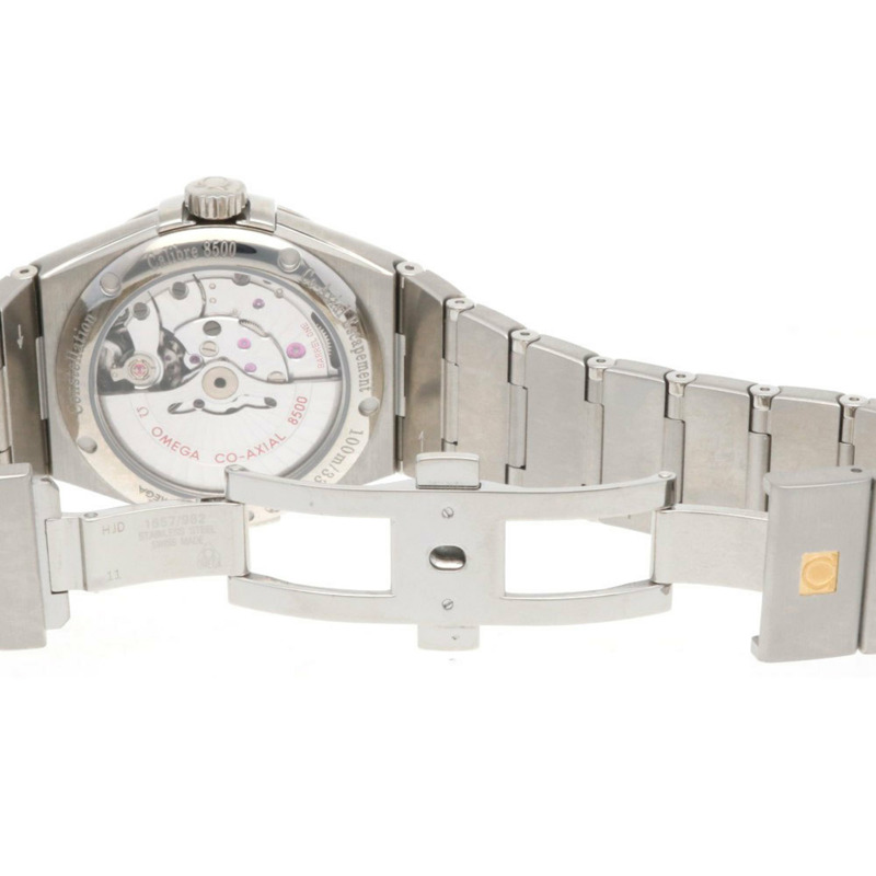 歐米茄星座系列腕錶,不鏽鋼材質,型號12310382103001,自動上鍊,已翻新,拋光,88929XXX,男士腕錶,二手,100米防水-8