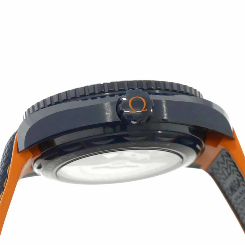 歐米茄海馬系列海洋宇宙600公尺同軸GMT腕錶215 92 46 22 03 001 男士腕錶 藍色 自動上鍊-4