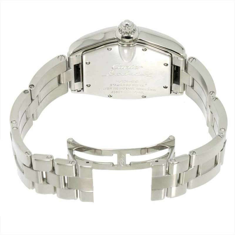 卡地亞 Roadster LM W62025V3 男士腕錶，日期顯示，銀色，自動上鍊機芯-3