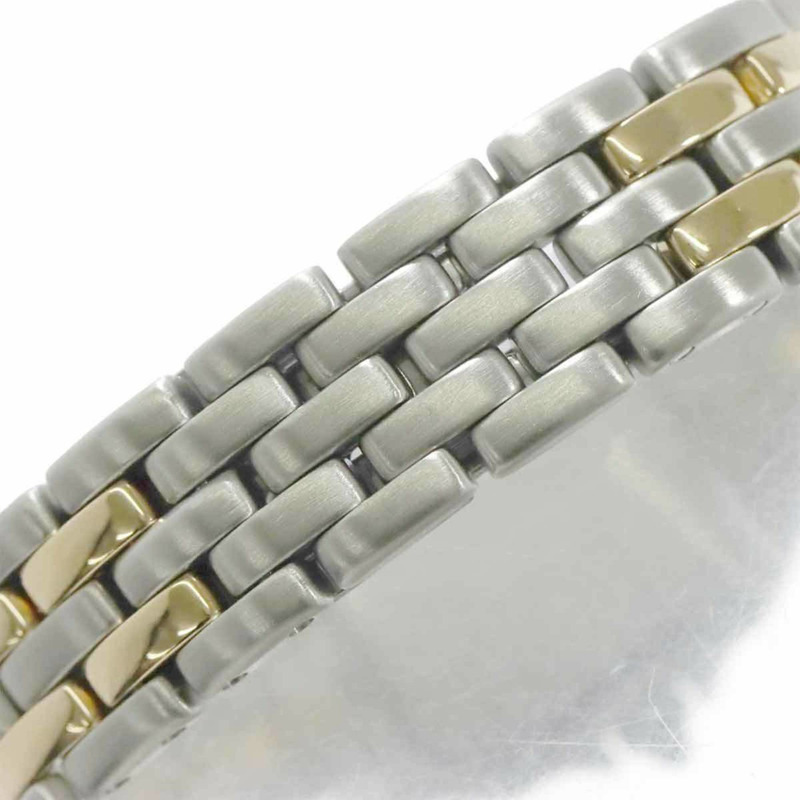 卡地亞 Panthère SM 雙排雙色女士腕錶 84083242 象牙色 18K 黃金石英錶-6