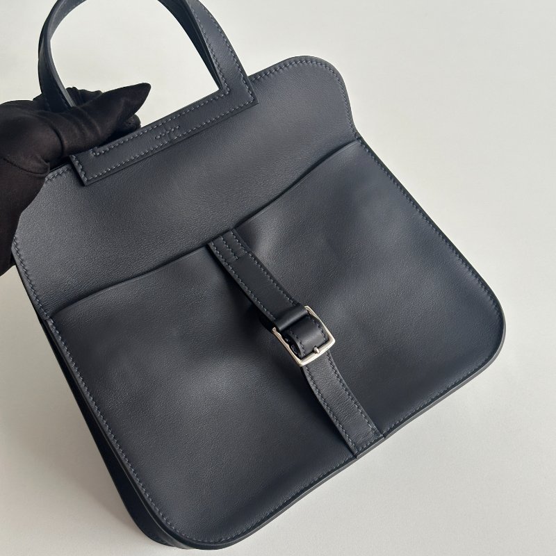 99新🆕 有購證🙌🏻 Hermès 愛馬仕 Mini Halzan 3Y銀釦-9