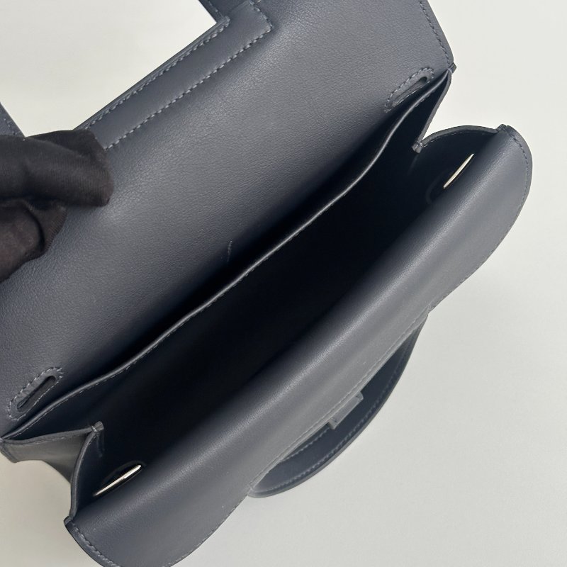 99新🆕 有購證🙌🏻 Hermès 愛馬仕 Mini Halzan 3Y銀釦-10