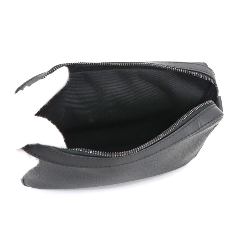 路易威登 Aerogram Fastline 皮革黑色單背包 M22482 RFID 防盜斜背包-5