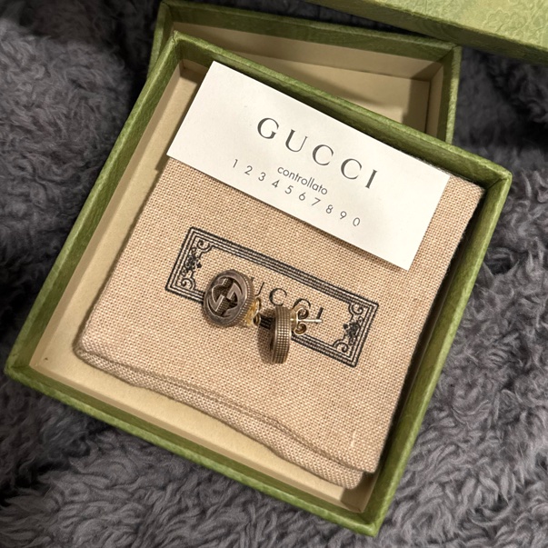 Gucci 925純銀耳環-2