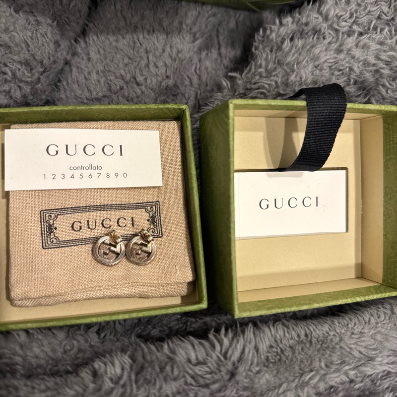 Gucci 925純銀耳環-4
