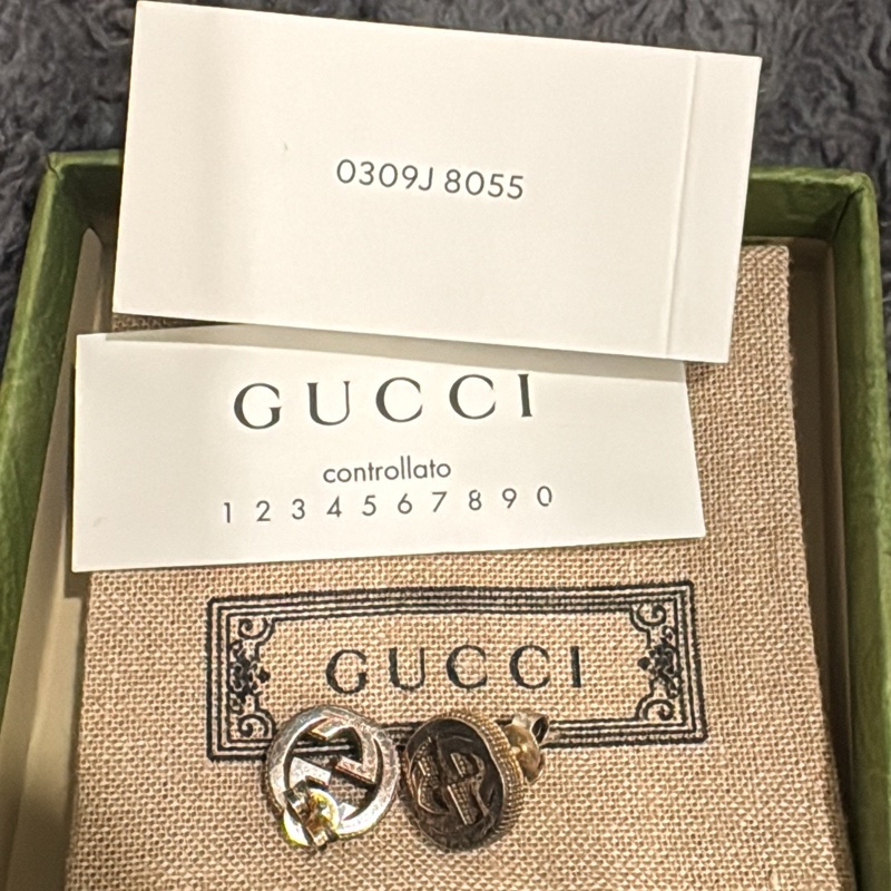 Gucci 925純銀耳環-18