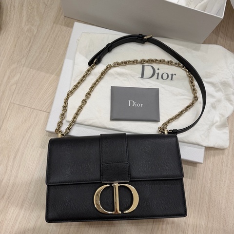 Dior 蒙田30 Montaigne 牛皮荔枝紋鏈條包