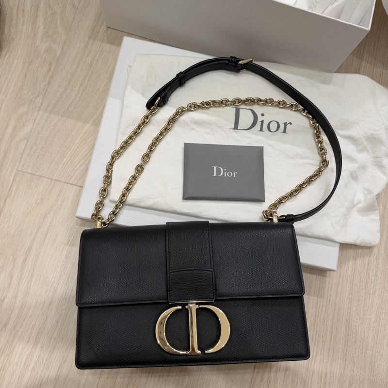 Dior 蒙田30 Montaigne 牛皮荔枝紋鏈條包-0
